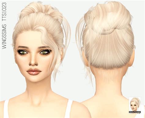 Sims 4 Cc Hair Bun Sims 4 Cc Buns Hairstyle Gallery Maddison Brown