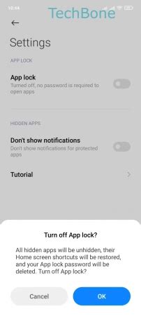 How To Turn Off App Lock Xiaomi Manual Techbone