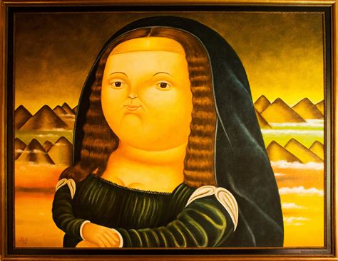 Botero's Mona Lisa by bitzi - Desktop Wallpaper