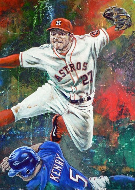 José Altuve Art Baseball Cards Houston Astros José Altuve