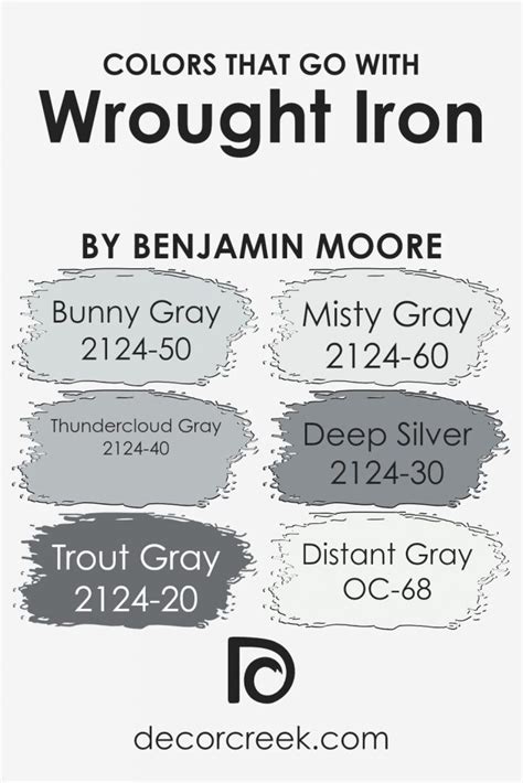 Wrought Iron 2124 10 Paint Color By Benjamin Moore DecorCreek