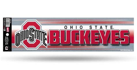 Ohio State Buckeyes Bumper Sticker Glitter Detroit Game Gear