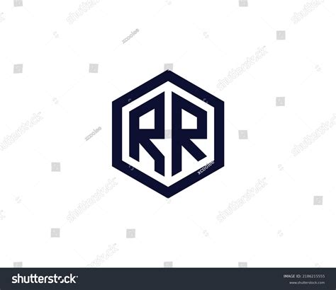 Rr Logo Design Vector Template Stock Vector (Royalty Free) 2186215555 ...