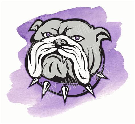 Bulldog School Mascot PNG / Digital Download for Sublimation - Etsy