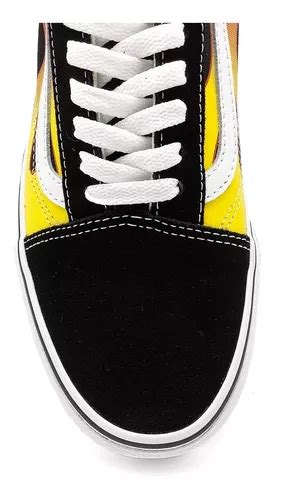 Tenis Vans Old Skool Flame Cl Sico Retro Fuego Llamas Flames En Venta