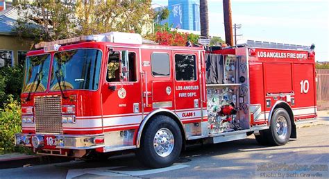 Los Angeles Fire Department Engine 10 Fire Trucks Fire Dept Los