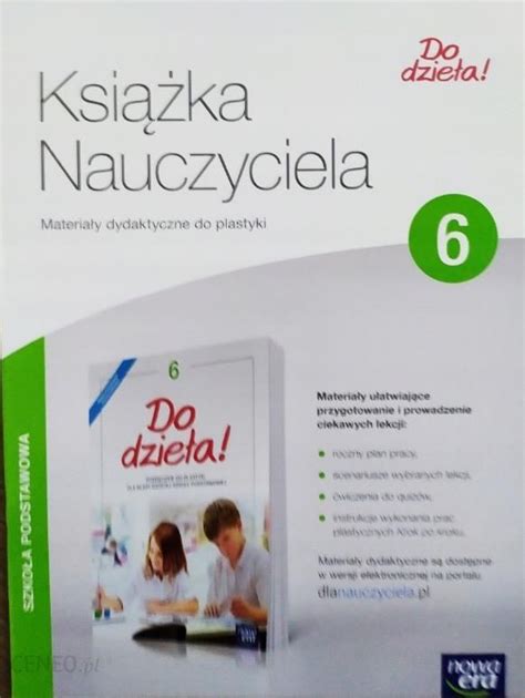 Podręcznik szkolny Do Dzieła plastyka klasa Kl 6 książka nauczyciela