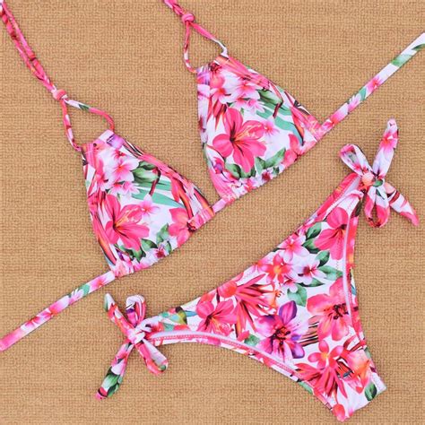 Top Hawaiian Print Bikini Swimwear Gift Idea Print Bikini Swimwear