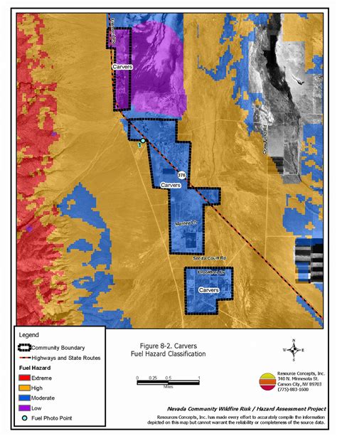 8 0 Carvers Nye County Fire Plan Nevada Community Wildfire Risk Hazard Assessment Rci