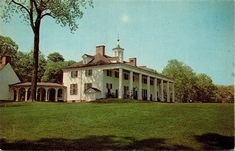 Historic Mount Vernon George Washington Mansion Virginia Chrome