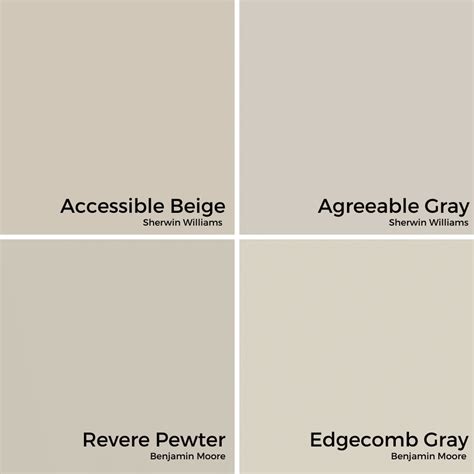 Benjamin Moore Revere Pewter Sherwin Williams Color Inspiration