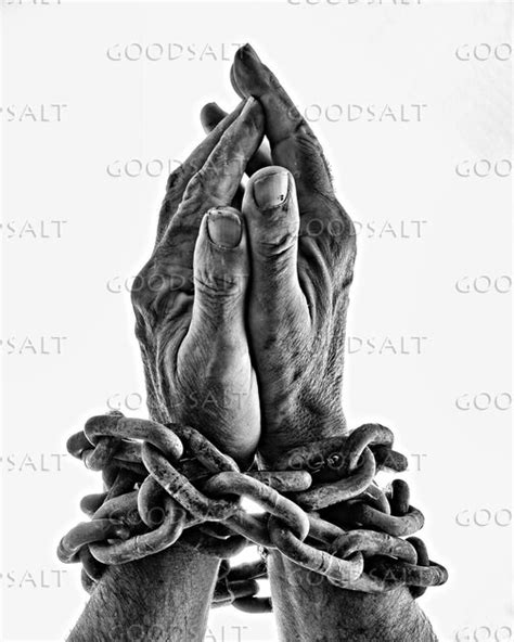 Praying Hands In Chains Goodsalt