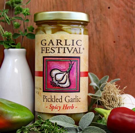 Garlic Festival Foods Pickled Garlic And Olives