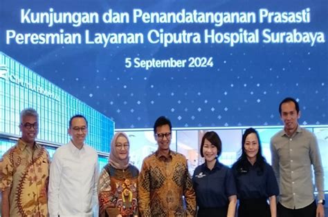 Menkes Budi Gunadi Sadikin Resmikan Ciputra Hospital Surabaya