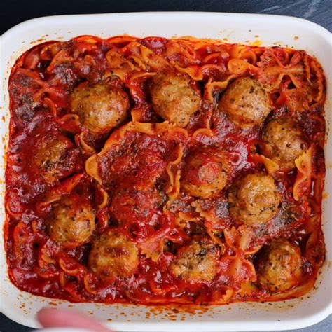 Dump And Bake Meatball Casserole Cheekykitchen