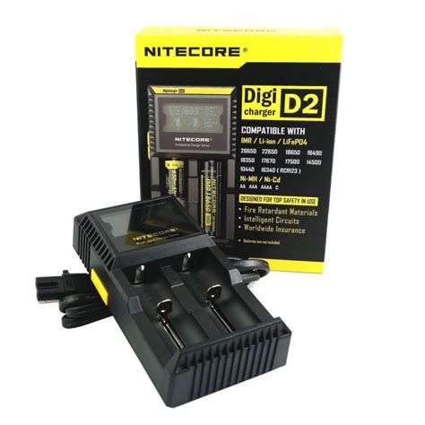 Nitecore Digicharger D Charger Ni Mh Li Ion Ni Cd Lifepo Batteries