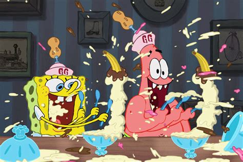 spongebob & patrick eating icecream | Spongebob, Spongebob wallpaper ...