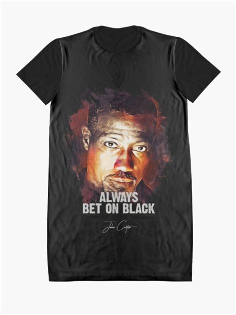 Always Bet On Black John Cutter Passenger 57 [wesley Snipes] Graphic T Shirt Dress For