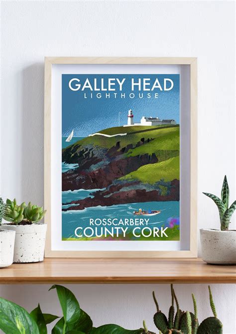 Galley Head Lighthouse-Day - Ireland Posters.ie