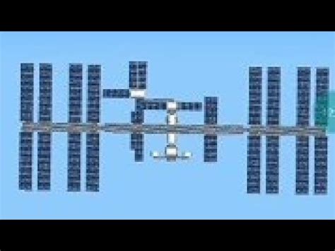 How To Make A Iss In Spaceflight Simulator Blueprint Youtube