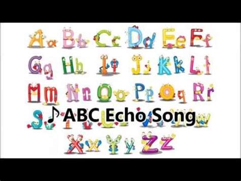 Alphabet Song "ABC Echo Song" - Large&Small Letters Version - - YouTube