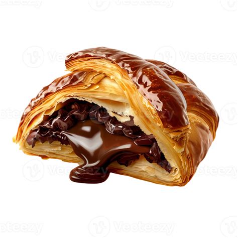 Chocolate Filled Pastry With Dripping Filling 46801865 PNG