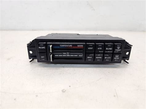 2000 2005 Buick Lesabre Ac Hvac Heater Climate Manual Temperature Control Oem Ebay