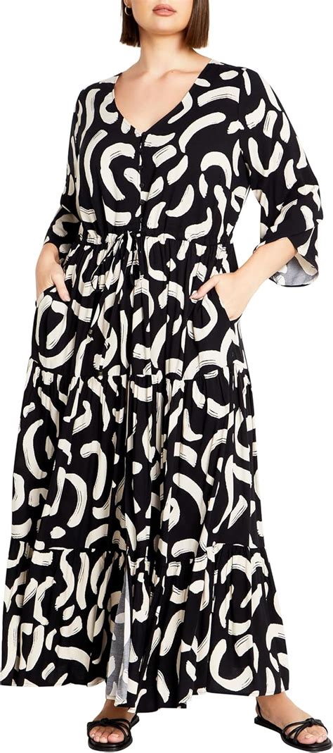 City Chic Women S Apparel Women S Citychic Plus Size Maxi Endless Sun Prt At Amazon Women’s