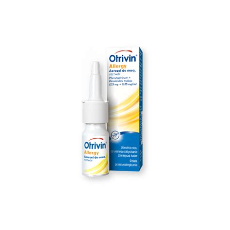 Otrivin Allergy 2 5mg 0 25mg Ml Aerozol Do Nosa 15 Ml