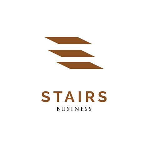 Stairs Icon Logo Design Template 25347685 Vector Art at Vecteezy