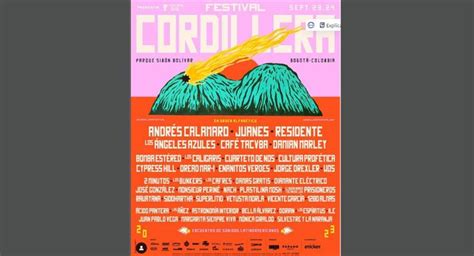 Festival Cordillera Est Lista La Boleter A Estos Son Los