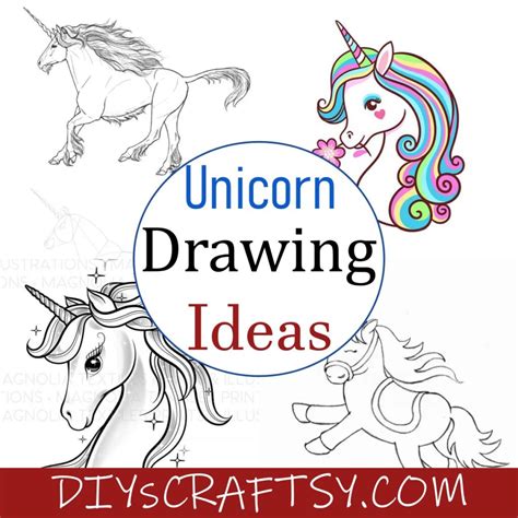 22 Unicorn Drawing Ideas Beautiful And Realistic Diyscraftsy