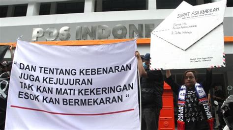 Protes Soal Penanganan Kasus Tragedi Kanjuruhan Aremania Kirim Surat