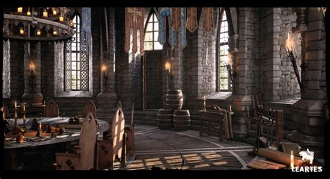 Medieval Castle Interior in Environments - UE Marketplace