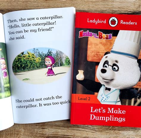 Masha And The Bear Lets Make Dumplings Ladybird Readers Level 2 By