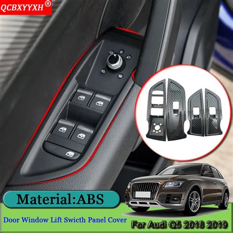 Qcbxyyxh Car Styling Abs Car Interior Door Window Lift Switch Panel Covers Trim Auto Stickers