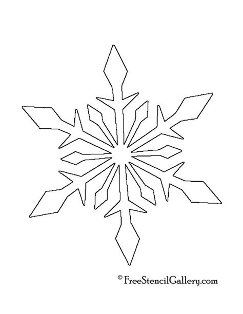 Printable Snowflake Stencils - Printable Calendars AT A GLANCE