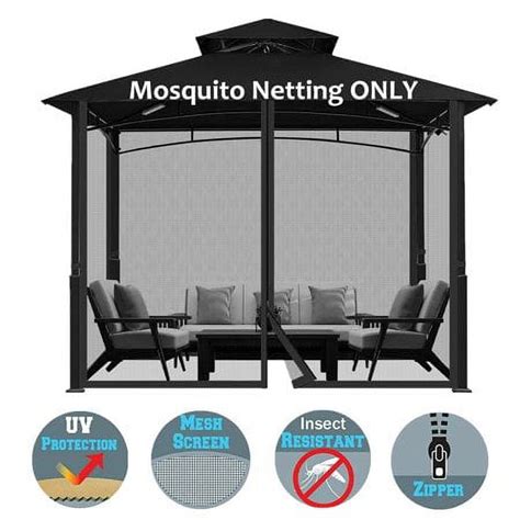 Topchances Universal Mosquito Netting For X Outdoor Gazebo