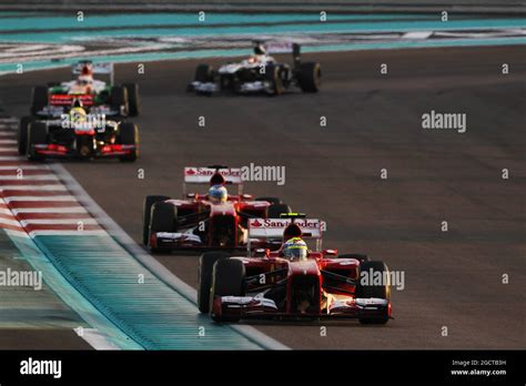 Ferrari F Leads Fernando Alonso Hi Res Stock Photography And Images