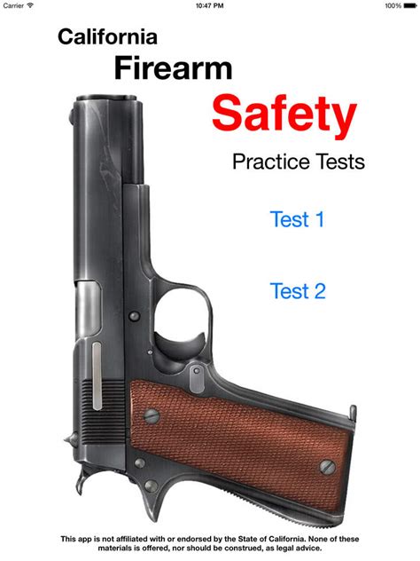 California Firearm Safety Certificate Practice Test 2015 Handgun