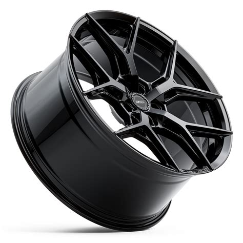 GT FORM TORQUE GLOSS BLACK 22X11 5X120 WHEEL ONLY WHEEL CNC Wheels