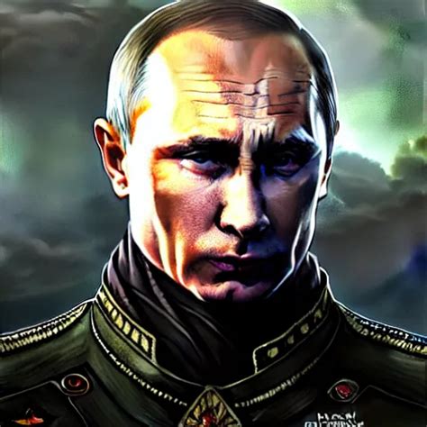 Vladimir Putin As As Aiden Caldwell Character From Stable Diffusion