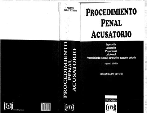 Procedimiento Penal Pdf ImputaciÓn AcusaciÓn Preparatoria Y Juicio