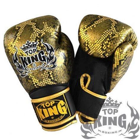 Top King Snake Boxing Gloves Gold Black Minotaur Fight Store Boxing