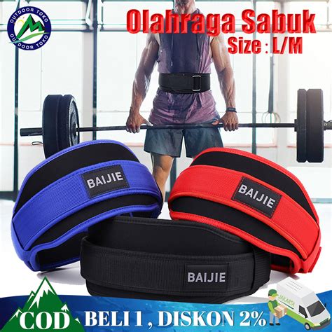 Weight Lifting Belt Sabuk Penopang Pinggang Pria PREMIUM Sabuk Gym