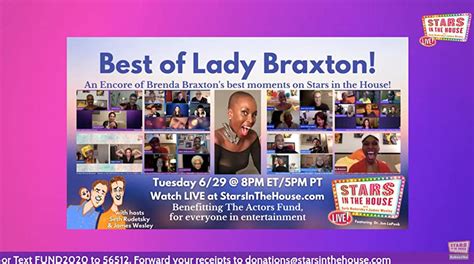 Stars In The House Best Of Lady Braxton With Guest Host Brenda