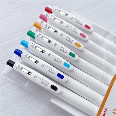 Zebra Sarasa R 0 4 Set De 7 Colores