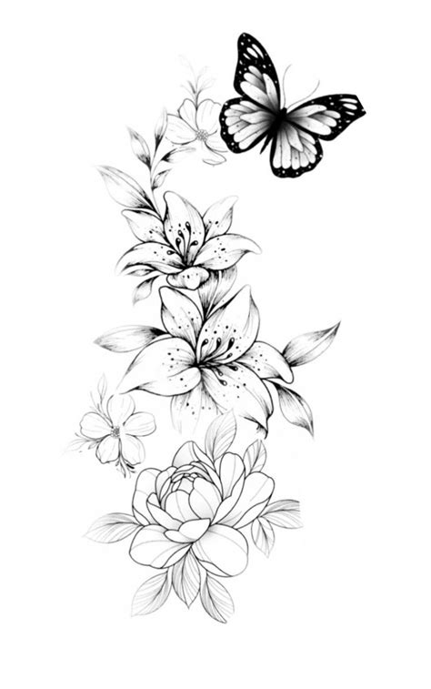 Fine line tattoos dainty flower tattoos line art elements tattoo ideas – Artofit