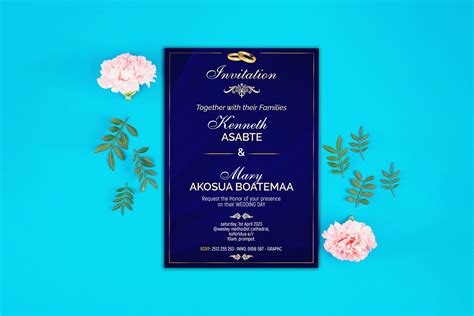 Wedding Invitation Flyer on Behance