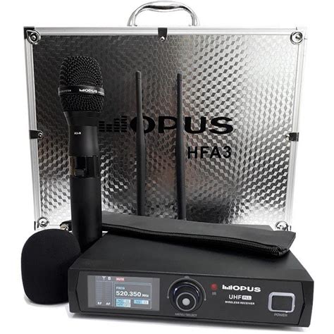 OPUS UHF A3HH премиум радиосистема ручная с 1 микрофоном, алюиминевый ...
